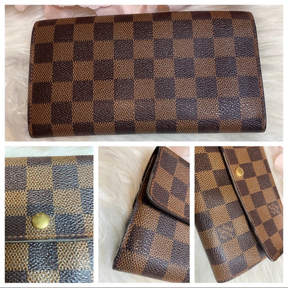 😍 AUTHENTIC Portefeuille Sarah Long Wallet Damier - Picture 2 of 8